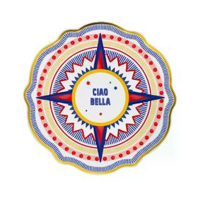 Baci Milano Dolce Vita 6'lı Ciao 27 cm Bella Servis Tabağı