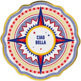 Baci Milano Dolce Vita 6'lı Ciao 27 cm Bella Servis Tabağı