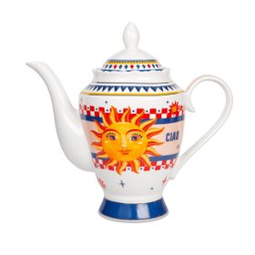 Baci Milano Dolce Vita Güneş 13 cm Desenli Çaydanlık