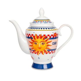 Baci Milano Dolce Vita Güneş 13 cm Desenli Çaydanlık