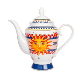 Baci Milano Dolce Vita Güneş 13 cm Desenli Çaydanlık