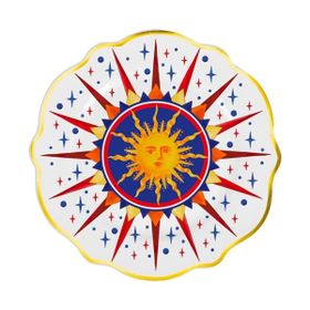 Baci Milano Dolce Vita Güneş Desenli 21 cm Tatlı Tabağı