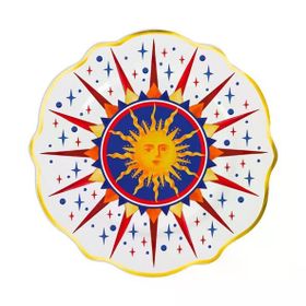 Baci Milano Dolce Vita Güneş Desenli 21 cm Tatlı Tabağı