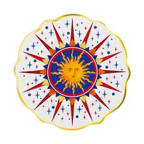 Baci Milano Dolce Vita Güneş Desenli 21 cm Tatlı Tabağı