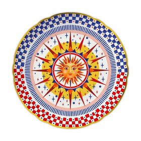 Baci Milano Dolce Vita Güneş Desenli 32 cm Servis Tabağı