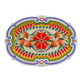 Baci Milano Dolce Vita Oval 50 cm Melamin Servis Tabağı