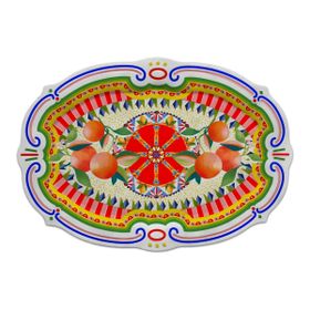 Baci Milano Dolce Vita Oval 50 cm Melamin Servis Tabağı
