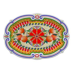 Baci Milano Dolce Vita Oval 50 cm Melamin Servis Tabağı
