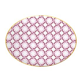 Baci Milano Firenze 31 cm Porselen Oval Servis Tabağı