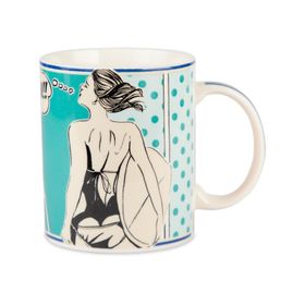 Baci Milano Gulp 8x10 cm Turkuaz Mug