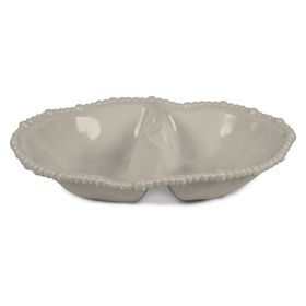 Baci Milano Joke Table-Kitchen Melamin 2'li Kahverengi Bölmeli Tabak