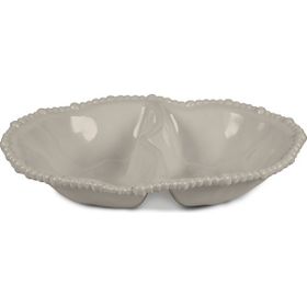 Baci Milano Joke Table-Kitchen Melamin 2'li Kahverengi Bölmeli Tabak