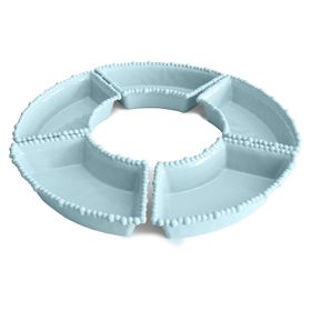 Baci Milano Joke Table-Kitchen Melamin 5'li Aqua Meze Tabağı
