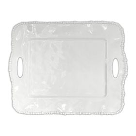 Baci Milano Joke Table Kitchen Melamin Beyaz Dikdörtgen Tepsi