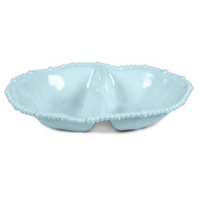 Baci Milano Joke Table&Kitchen Melamin 2'li Aqua Bölmeli Tabak