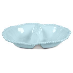 Baci Milano Joke Table&Kitchen Melamin 2'li Aqua Bölmeli Tabak