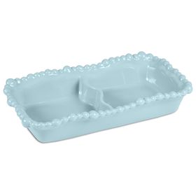 Baci Milano Joke Table&Kitchen Melamin 2'li Aqua Bölmeli Tabak