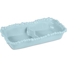 Baci Milano Joke Table&Kitchen Melamin 2'li Aqua Bölmeli Tabak