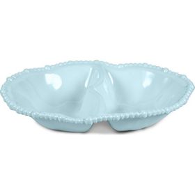Baci Milano Joke Table&Kitchen Melamin 2'li Aqua Bölmeli Tabak