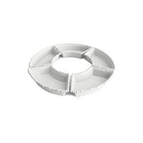 Baci Milano Joke Table&Kitchen Melamin 5'li Beyaz Meze Tabağı