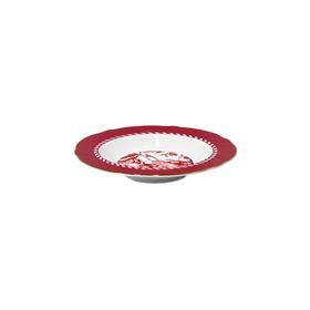 Baci Milano Le Rouge 21 cm Porselen Çorba Tabağı
