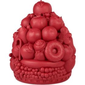 Baci Milano Le Rouge 24x28 cm Kırmızı Dekoratif Meyve Sepeti