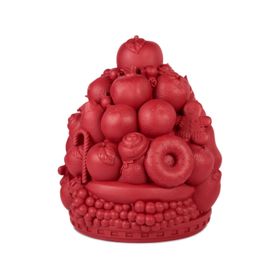 Baci Milano Le Rouge 24x28 cm Kırmızı Dekoratif Meyve Sepeti