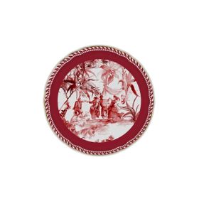 Baci Milano Le Rouge 31 cm Porselen Kek Tabağı
