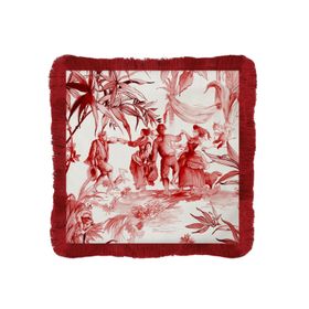 Baci Milano Le Rouge 38x38 CM Kırmızı Amerikan Servisi