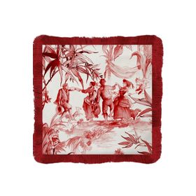 Baci Milano Le Rouge 38x38 CM Kırmızı Amerikan Servisi
