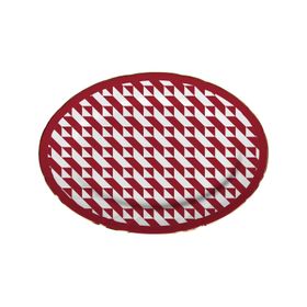 Baci Milano Le Rouge Oval 27 cm Porselen Tabak
