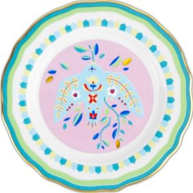 Baci Milano Mamma Mia 16 cm Kuş Desenli Tatlı Tabağı