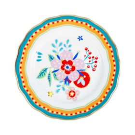 Baci Milano Mamma Mia 22 cm Çiçek Desenli Tabak