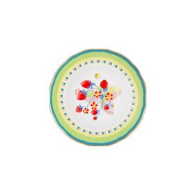 Baci Milano Mamma Mia 22 cm Çilek Desenli Tabak