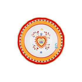 Baci Milano Mamma Mia 22 cm Kalp Desenli Tabak