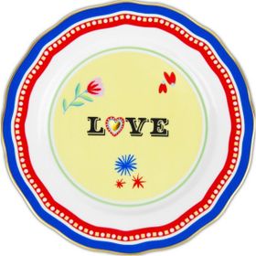 Baci Milano Mamma Mia 22 cm Love Yazılı Tabak