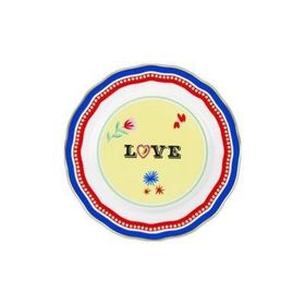 Baci Milano Mamma Mia 22 cm Love Yazılı Tabak
