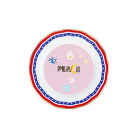 Baci Milano Mamma Mia 22 CM Peace Yazılı Tabak