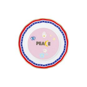Baci Milano Mamma Mia 22 CM Peace Yazılı Tabak