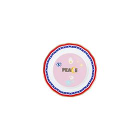 Baci Milano Mamma Mia 22 CM Peace Yazılı Tabak