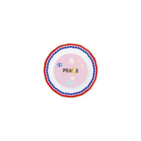 Baci Milano Mamma Mia 22 CM Peace Yazılı Tabak