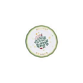 Baci Milano Mamma Mia 22 CM Zeytin Dalı Desenli Tatlı Tabağı