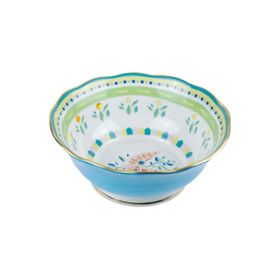 Baci Milano Mamma Mia 26x11 cm Mavi Desenli Kase