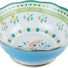 Baci Milano Mamma Mia 26x11 cm Mavi Desenli Kase