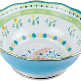 Baci Milano Mamma Mia 26x11 cm Mavi Desenli Kase