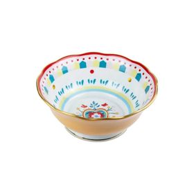 Baci Milano Mamma Mia 26x11 CM Turuncu Desenli Kase
