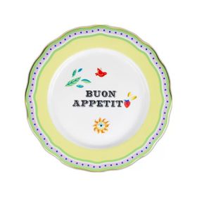 Baci Milano Mamma Mia 28 CM Buon Appetit Yazılı Yemek Tabağı