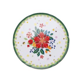 Baci Milano Mamma Mia 32 CM Çiçek Desenli Servis Tabağı