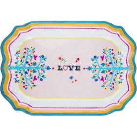 Baci Milano Mamma Mia 33x47 cm Love Yazılı Tepsi