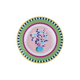Baci Milano Mamma Mia 6'lı 21,5 cm Vazo Desenli Tabak Seti